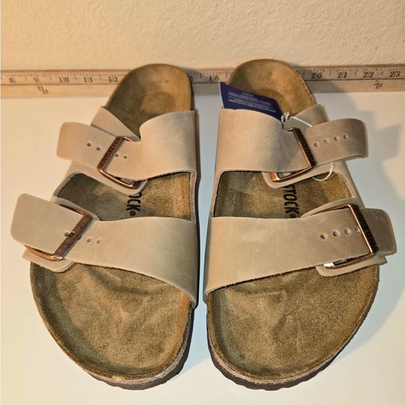 Birkenstock Arizona Size 41EU/10US Regular Width Tobacco Brown - Picture 13 of 13
